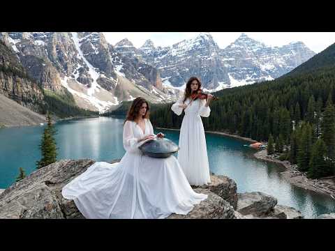 ποΈ Majestic Alpine Meditation | Handpan & Violin by the Turquoise Mountain Lake (1-Hour Reflection)