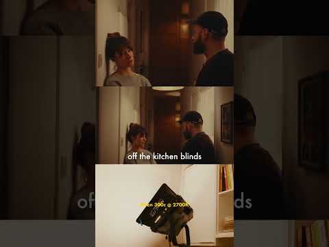 How to light a tricky corridor scene with just 2 lights! #cinematography #filmmaking