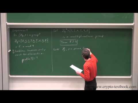 Lecture 13: Diffie-Hellman Key Exchange and the Discrete Log Problem by Christof Paar