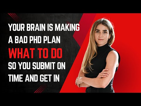 Why Your Brain Is Making Your PhD Applications Suck | Classic End Of Cycle Burnout Explained
