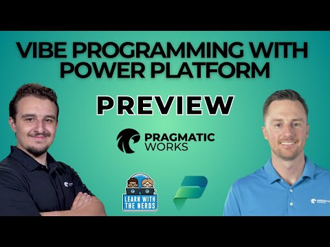 Preview: Learn With The Nerds Vibe Programming with Power Platform