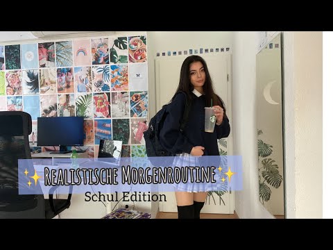 Realistische Morgenroutine vor der Schule