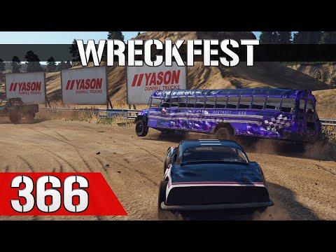 Let's Play Wreckfest #366 - Annoying the school bus was a bad decision