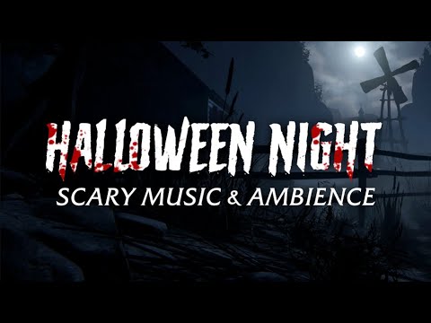Halloween Night | Scary Horror Music with Spooky Ambient Sounds, 3 Scenes in 4K