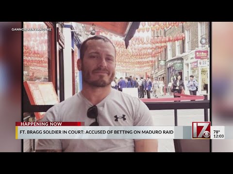 Fort Bragg soldier accused of betting on Maduro raid