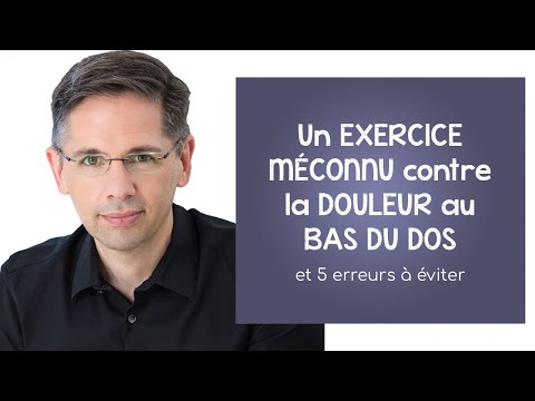 Un exercice MÉCONNU contre la douleur au bas du dos et 5 erreurs à éviter