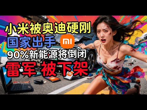 雷军百亿骗局揭露，国家严查，72家车企爆雷，新能源梦碎了，烂尾车来袭！200家新能源车企倒闭，几百万车主零件断供，成废铁噩梦！#小米#雷军#华为#倒闭