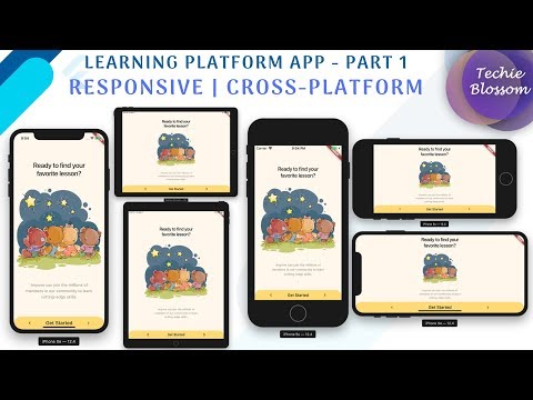 Flutter Responsive UI | Learning Platform App - Part 1