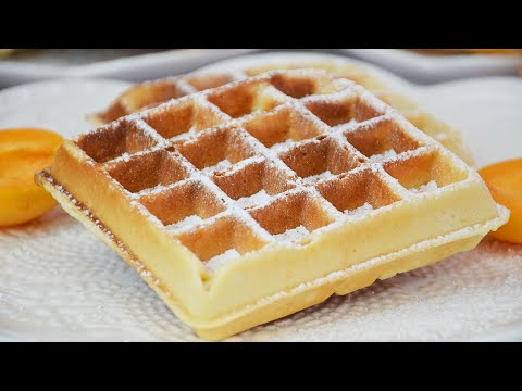 🔥 Бельгийские вафли как в кофейне! Простой рецепт на завтрак — вафельница и 20 минут! 🍯