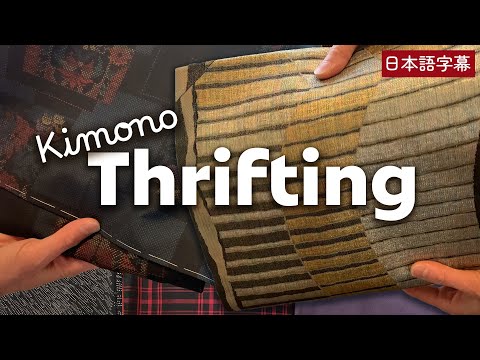 Unboxing KIMONO & OBI from Japan 👘 Vintage Thrift Haul & Bulk Buys
