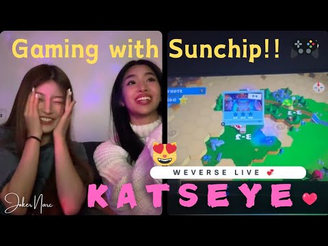✨KATSEYE SOPHIA And YOONCHAE GAMING WEVERSE LIVE💗😻💟(11.04.24) #KATSEYE #weverse #yoonchae #sophia