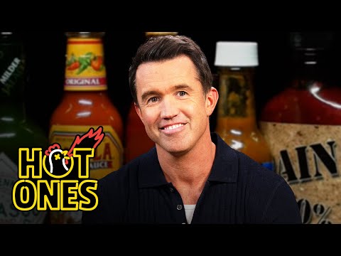 Rob McElhenney Needs to Walk It Out While Eating Spicy Wings | Hot Ones