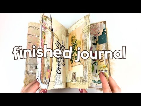 Junk journal flip through (Junk Journal January 2024)