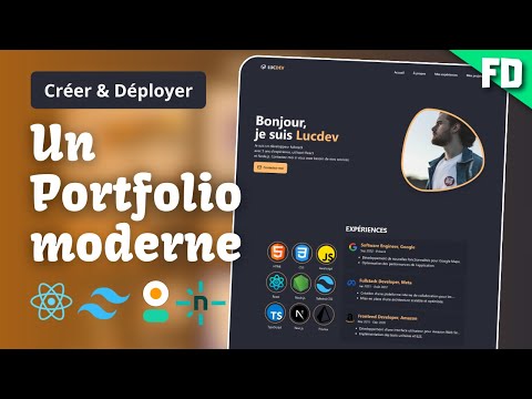 How to CREATE a MODERN PORTFOLIO with REACT and TAILWIND CSS