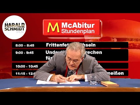 Schmidt und Pocher machen das McAbitur | Die Harald Schmidt Show (ARD)