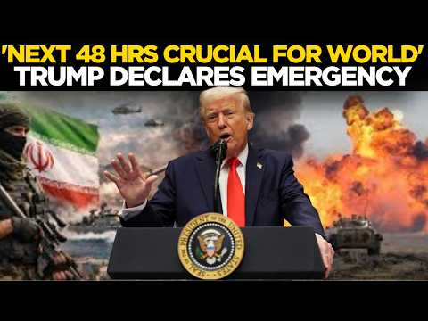 US-Iran War LIVE: 'NEXT 48 HRS CRUCIAL FOR WORLD' | TRUMP DECLARES EMERGENCY | US News Live | War