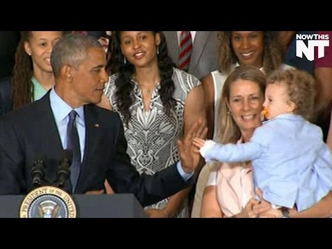 President Obama High-Fived A Baby | NowThis