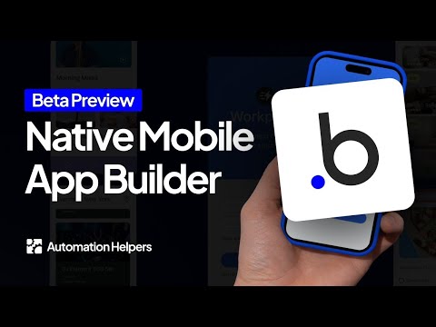 NEW Bubble Native Mobile App Builder [Must Watch]
