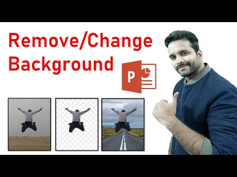 How to remove background or change background of any picture using Ms Powerpoint