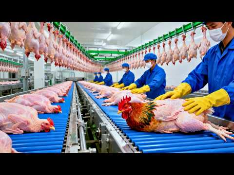 Inside the Chicken Factory: How Burger King Makes 20 Million Nuggets Daily (Full Process)