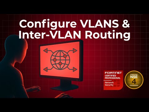 FortiGate VLAN Configuration 2025 | Inter‑VLAN Routing & WAN Access Setup  EVE-NG | NSE 4 Lab