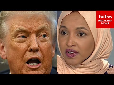 WATCH: Ilhan Omar Reacts To Trump Calling For Her To Be 'Thrown The Hell Out' Of The U.S.