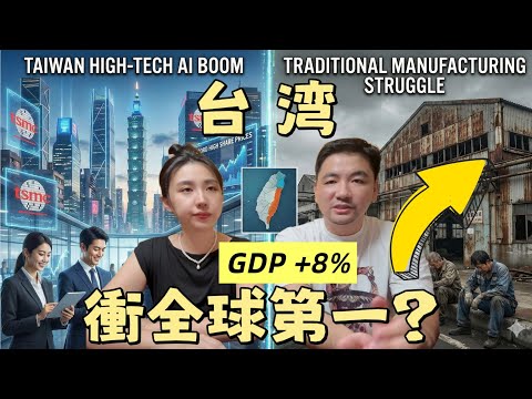 台灣GDP增涨世界第一！但台灣人卻在悄悄外流？真正原因太驚人Why Are So Many Taiwanese Leaving Despite Record GDP Growth?
