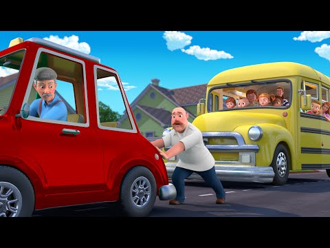[ 1 HOUR LOOP ] Wheels On The Bus! 🚌 🎶| Fun Learning Loops | Beep Beep Nursery Rhymes &amp; Kids Songs