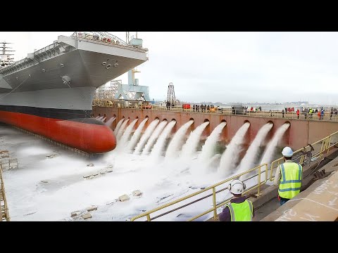 Massive $13 Billion US Aircraft Carrier Exits Dry Dock After Major Repairs