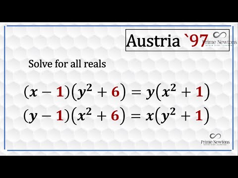 Austrian  Olympiad System of Equations