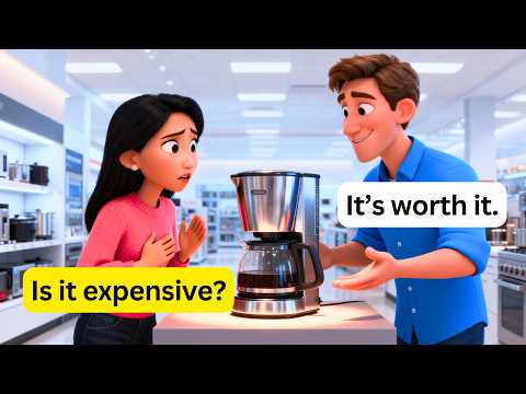 10 Easy English Conversations for The Department Store | Real Life Dialogues A1-A2