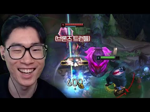 브론즈한테 강타싸움 지는 남자