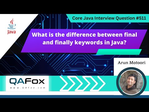What is the difference between final and finally keywords (Core Java Interview Question #511)