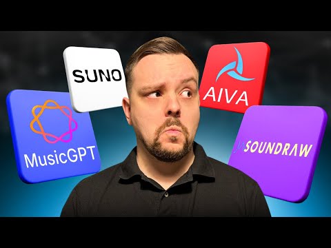 MusicGPT vs Suno vs AIVA vs Soundraw – 2025 | I Made the Same Song in 4 Different AI Music Tools