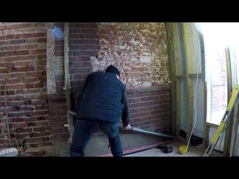 Fixing battens to awkward and misshaped walls