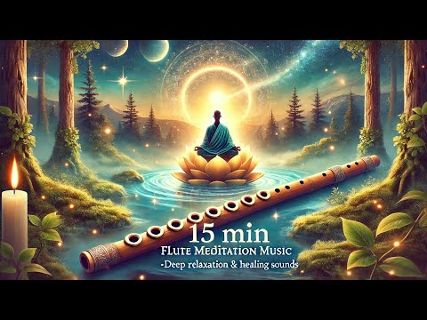 🌸 Soothing Flute Meditation Music | 15 Min of Deep Relaxation & Inner Peace 🎶
