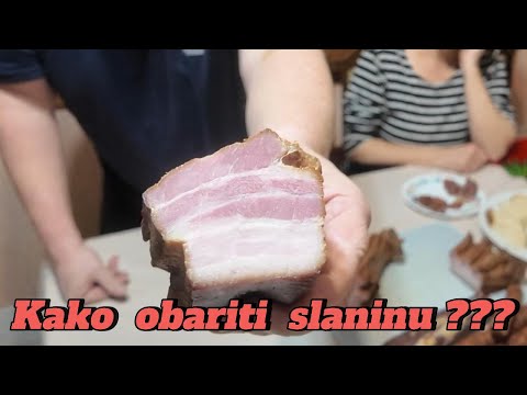 Kako obariti slaninu - evo ovako ja to radim