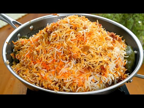 سر طبخ رز المطاعم الحضرمي بطريقة سهلة وفخمة! The secret of cooking the most delicious basmati rice!