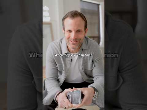 "Stop calling it a second phone!"