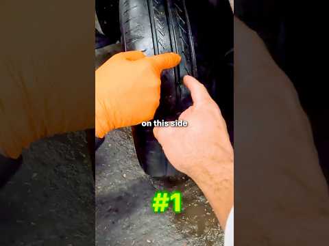 This tyre shows a hidden car problem