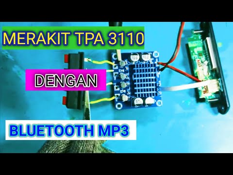 HOW TO ASSEMBLY TPA 3110 WITH BLUETOOTH MP3 WITH ONE 12 VOLT ADAPTER