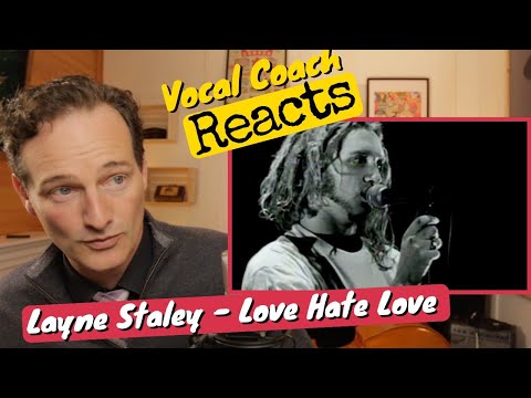 Vocal Coach REACTS: Layne Staley 'Love Hate Love' Live at the Moore 1990