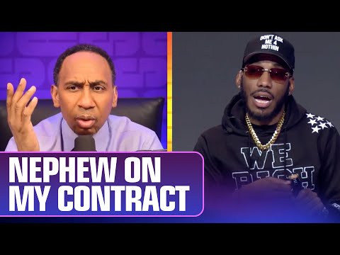 WE RICH!! Stephen A's nephew Josh joins to celebrate Stephen A's new ESPN contract