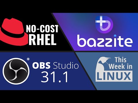 Red Hat's No-Cost RHEL, Bazzite gets Bazaar, Thunderbird 140, OBS Studio & more Linux news