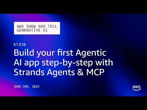 Build your first Agentic AI app step-by-step with Strands Agents & MCP