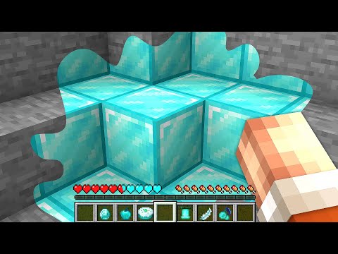 Майнкрафт, но в Мире ПОЛНОСТЬЮ ИЗ АЛМАЗОВ…