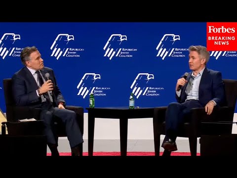 FULL CHAT: Dave McCormick And Douglas Murray Hold Fireside Chat At Republican Jewish Coalition