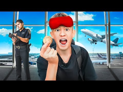 24H im FLUGHAFEN ÜBERLEBEN (mit 1 Cent)  ✈️
