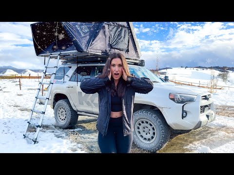 Car Camping the North Pole | No Heat. Living in a 4Runner via Alaskaβs Denali Hwy