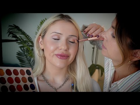 ASMR Real Person Makeup Foundation | Eyebrows, Scalp, Face & Skin | Soft Spoken Sleep Aid